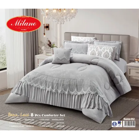 Comforter Banu Lace 8 Pcs Set Comforter Banu Lace 8 Pcs Set